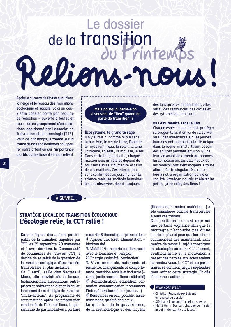 Dossier de la transition n°2